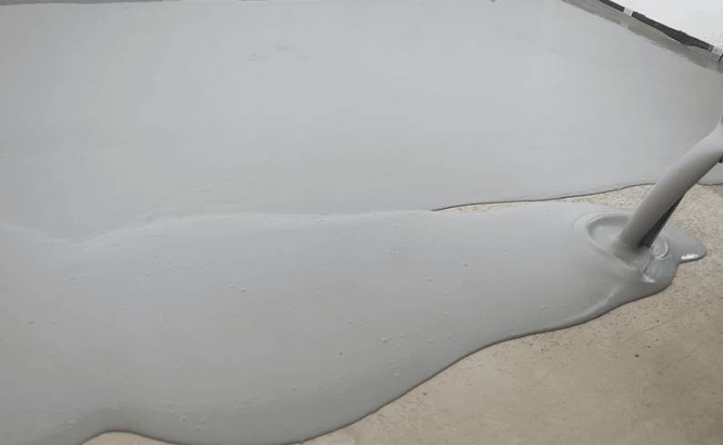 Epoxy coating for flooring